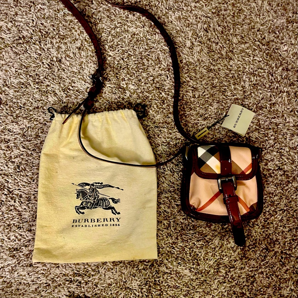 Authentic Burberry Supernova Mini Crossover Handbag